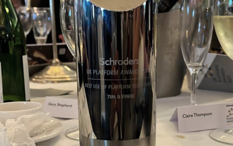 ‘Best Use of Platform Technology’ – Schroders UK Platform Awards 2023