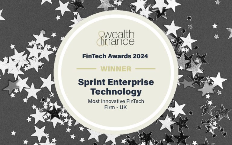 Sprint Enterprise wins the ‘Most Innovative FinTech Firm – UK’